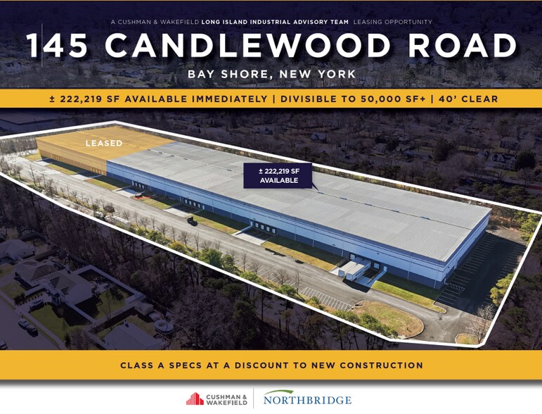 145 Candlewood Rd, Bay Shore, NY à louer - Photo de l’immeuble – Image 1 sur 12
