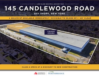 Plus de détails pour 145 Candlewood Rd, Bay Shore, NY - Industriel/Logistique à louer