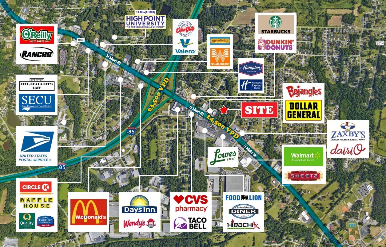 Main St at Rand Blvd portefeuille de 4 biens à vendre sur LoopNet.fr Photo de l’immeuble– Image 1 sur 4