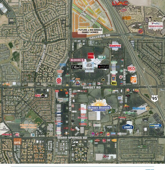 1601 W Warm Springs Rd, Henderson, NV à louer - Aérien – Image 3 sur 3