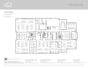 401 E las olas Blvd, Fort Lauderdale, FL à louer Plan d’étage– Image 1 sur 1