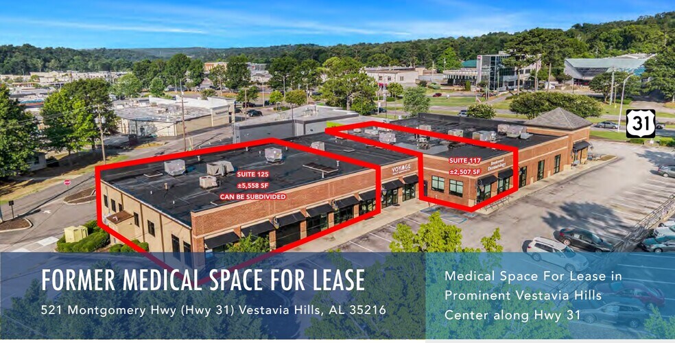 521 Montgomery Hwy, Vestavia Hills, AL à louer - Photo de l’immeuble – Image 3 sur 12