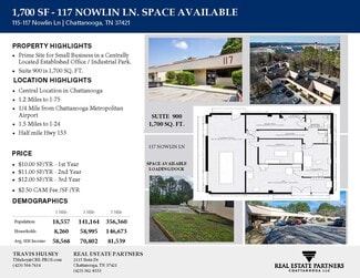 Plus de détails pour 117 Nowlin Ln, Chattanooga, TN - Bureau à louer