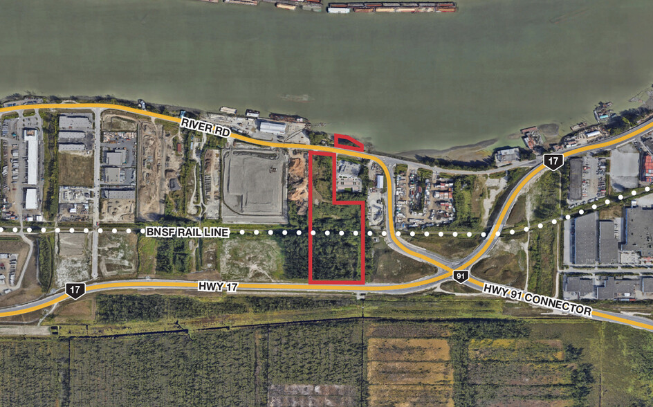 9538-9568 River Rd, Delta, BC à vendre - Aérien – Image 3 sur 4