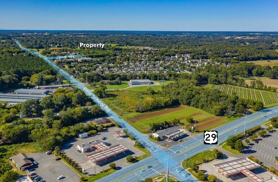 208 Pitts School Rd NW, Concord, NC à vendre - Aérien – Image 3 sur 3