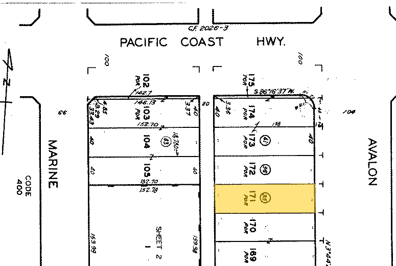 1363-1367 N Avalon Blvd, Wilmington, CA à louer - Plan cadastral – Image 2 sur 3