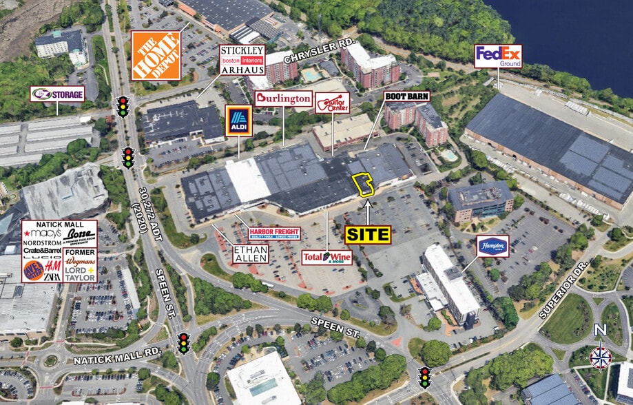 321 Speen St, Natick, MA à louer - Aérien – Image 1 sur 3