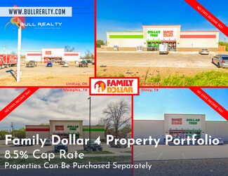 Plus de détails pour Family Dollar 4 Property Portfolio – Local commercial à vendre