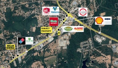 000 W Point Tap Dr, Palestine, TX - VUE AÉRIENNE  vue de carte