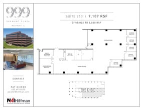 999 Oakmont Plaza Dr, Westmont, IL à louer Plan d’étage– Image 1 sur 1