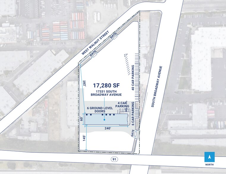 17331 W Broadway St, Gardena, CA à louer - Plan de site – Image 2 sur 9