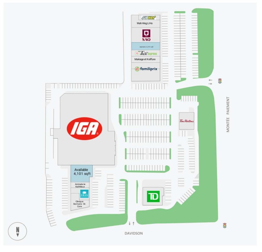 710-750 Montée Paiement, Gatineau, QC à louer Plan de site– Image 1 sur 1