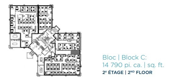 1050-1155 Boul Saint-Régis, Dorval, QC à louer Plan d’étage– Image 1 sur 1