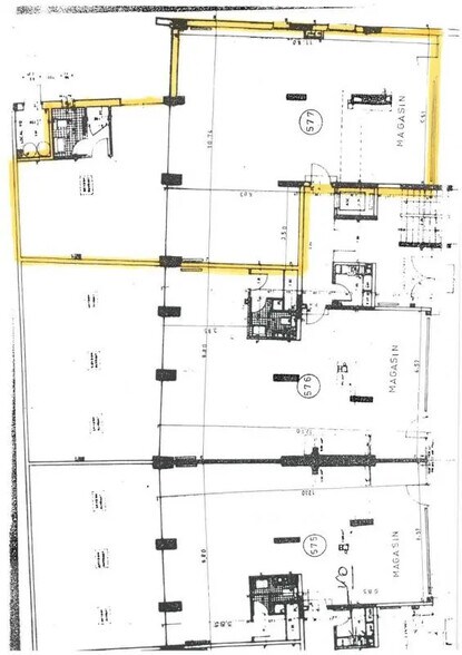 Local commercial dans Cannes à louer - Plan d’étage – Image 2 sur 2