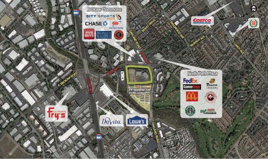 1080 E Brokaw Rd, San Jose, CA à louer - Photo de l’immeuble – Image 3 sur 12
