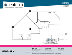 1873 S Bellaire St, Denver, CO à louer Plan d’étage– Image 1 sur 2