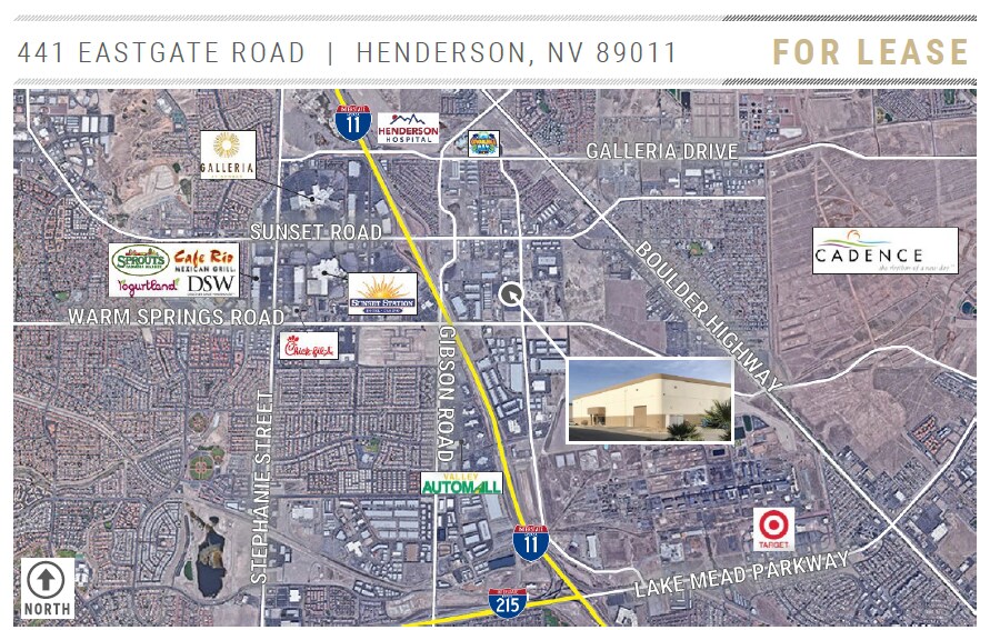 441 Eastgate Rd, Henderson, NV à louer - Aérien – Image 2 sur 6