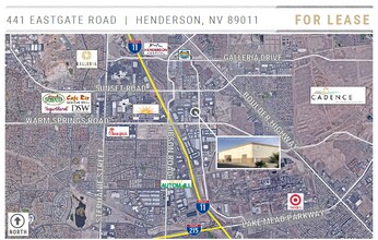 441 Eastgate Rd, Henderson, NV - Vue aérienne vue de carte - Image1
