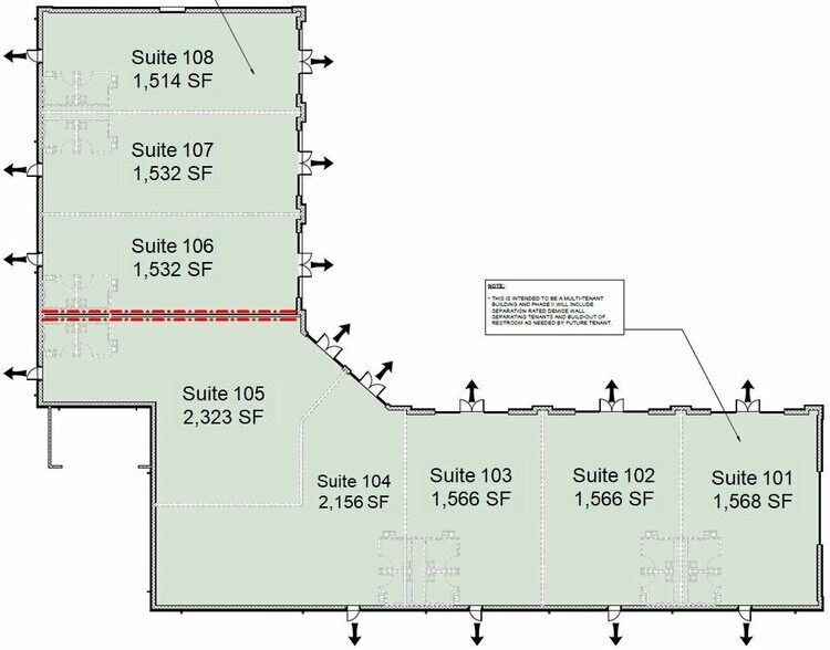 1801 Rodd Field Rd, Corpus Christi, TX à louer - Plan de site – Image 2 sur 3