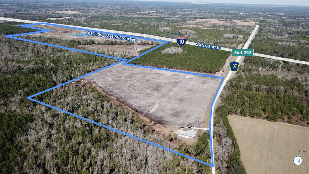 I-10 & CR 137 Interchange - 202 Acres, Wellborn, FL à vendre - Photo de l’immeuble – Image 2 sur 3