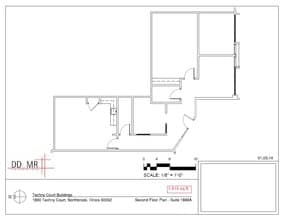 1828-1892 Techny Ct, Northbrook, IL à louer Plan d’étage– Image 1 sur 5