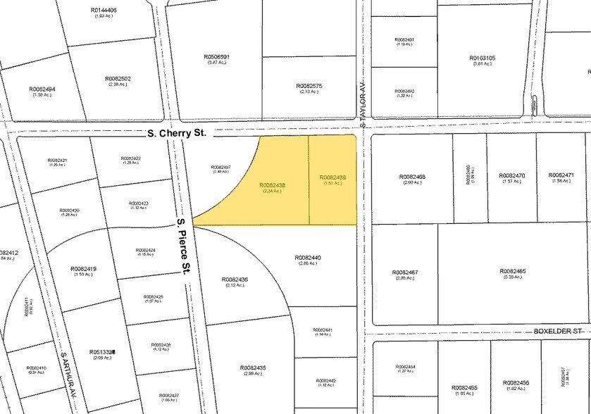 1558 Cherry St, Louisville, CO à vendre - Plan cadastral – Image 2 sur 2