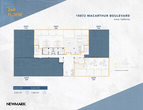 18952 MacArthur Blvd, Irvine, CA à louer Plan d’étage– Image 1 sur 1