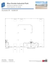 2402-2404 Blue Smoke Ct, Fort Worth, TX à louer Plan d’étage– Image 1 sur 1