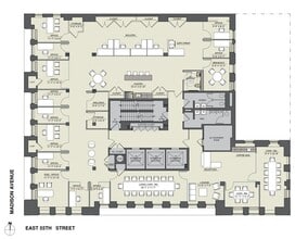 551 Madison Ave, New York, NY à louer Plan d’étage– Image 1 sur 8