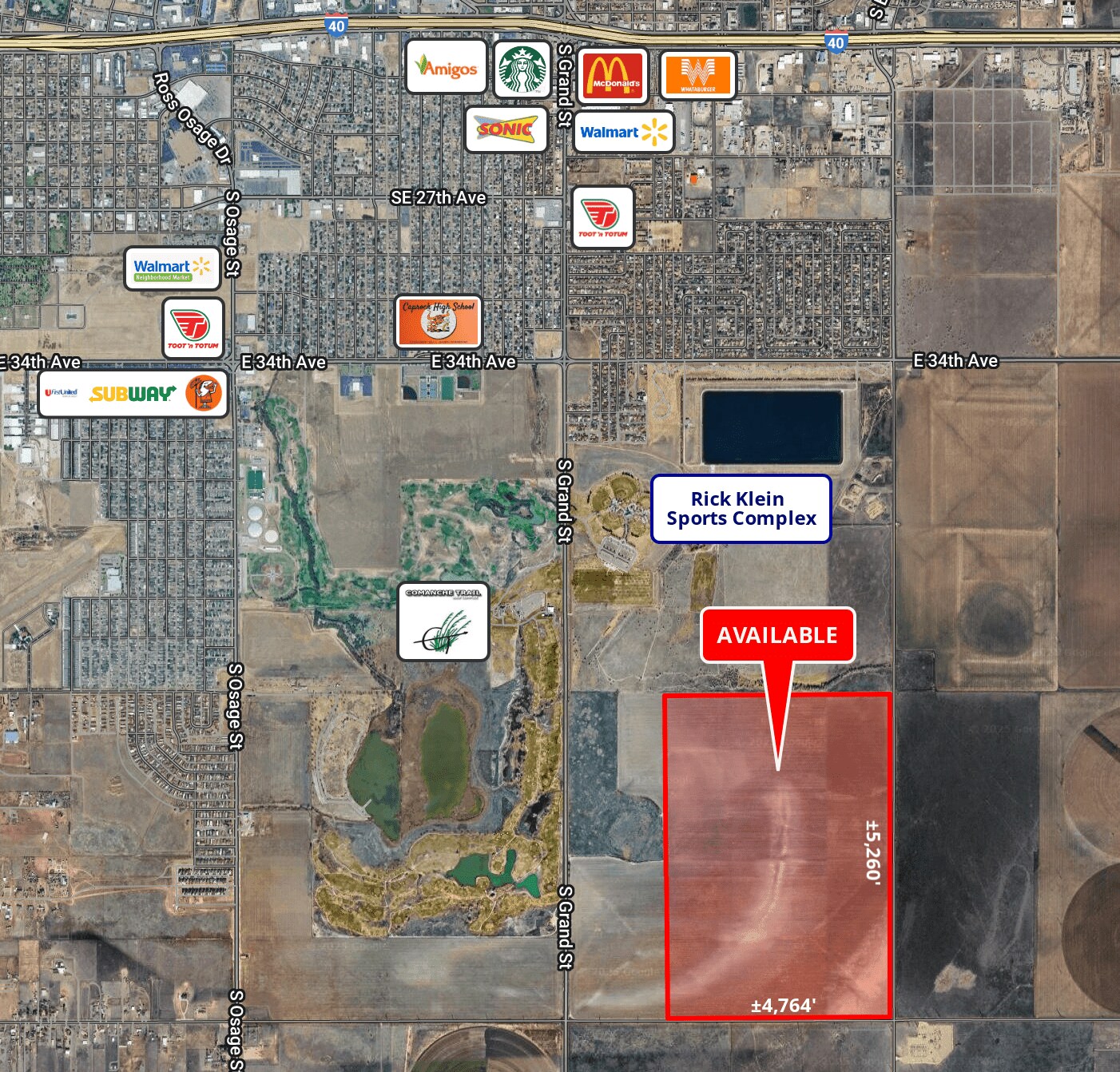 58th & Eastern St NWC Ave, Amarillo, 79103, Amarillo, TX à vendre Photo principale– Image 1 sur 3