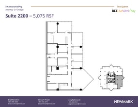 6 Concourse Pky NE, Atlanta, GA à louer Plan d’étage– Image 1 sur 1