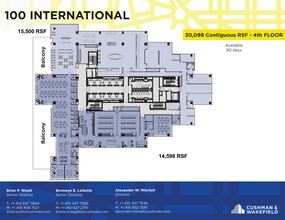 100 International Dr, Baltimore, MD à louer Plan d’étage– Image 1 sur 1