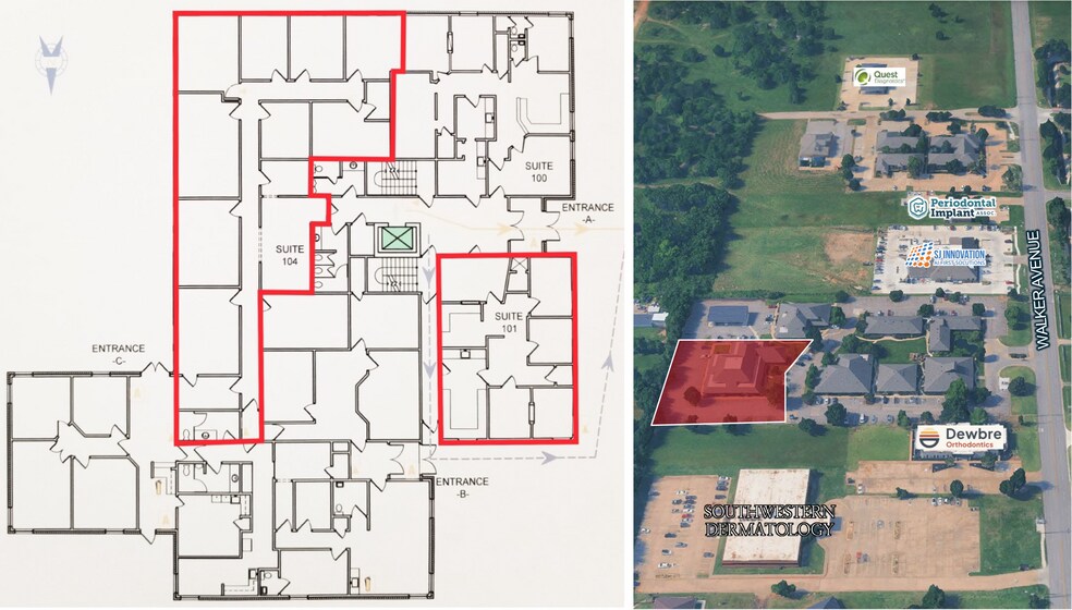 8241 S Walker Ave, Oklahoma City, OK à louer - Plan d’étage – Image 2 sur 3