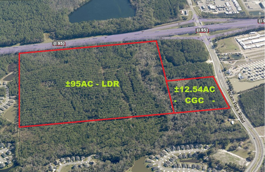 671 Pecan Park Rd, Jacksonville, FL à vendre - Aérien – Image 3 sur 4