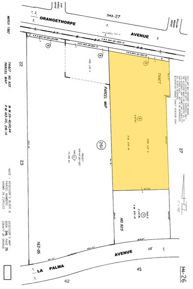5455 E La Palma Ave, Anaheim, CA à louer - Plan cadastral – Image 2 sur 21
