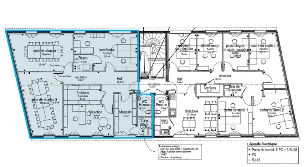 Bureau dans Dammarie-les-Lys à louer - Plan d’étage – Image 2 sur 2