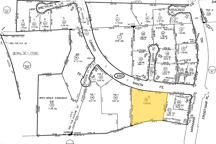 8260 Camino Santa Fe, San Diego, CA à louer - Plan cadastral – Image 2 sur 13