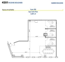 4201 Wilshire Blvd, Los Angeles, CA à louer Plan d’étage– Image 1 sur 1