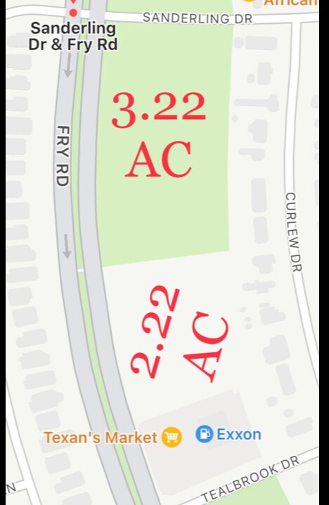 Fry Rd at Sanderling Rd, Cypress, TX à vendre Photo principale– Image 1 sur 2