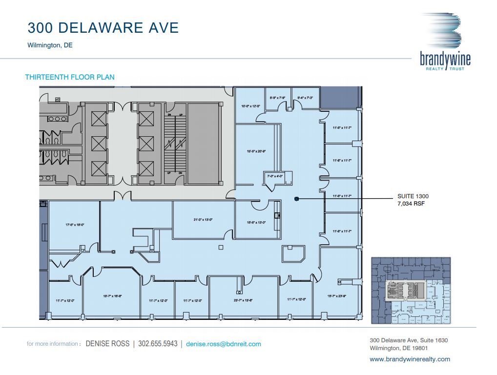 300 Delaware Ave, Wilmington, DE à louer Plan d’étage– Image 1 sur 1