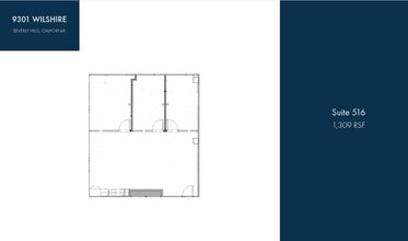9301 Wilshire Blvd, Beverly Hills, CA à louer Plan d’étage– Image 1 sur 1