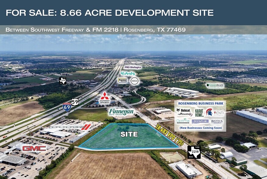 Farm-to-Market 2218 Rd, Rosenberg, TX à vendre - Photo de l’immeuble – Image 1 sur 3