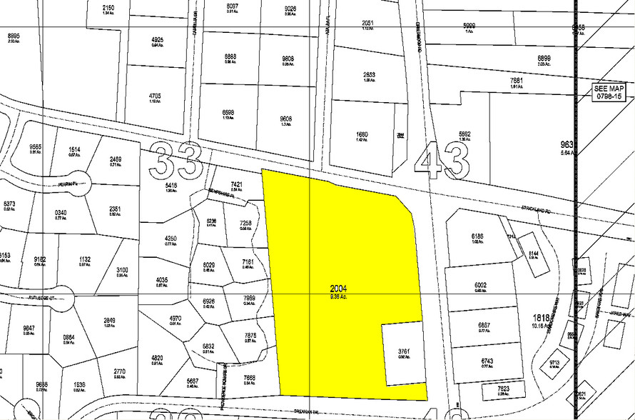 8311-8385 Creedmoor Rd, Raleigh, NC à louer - Plan cadastral – Image 2 sur 13