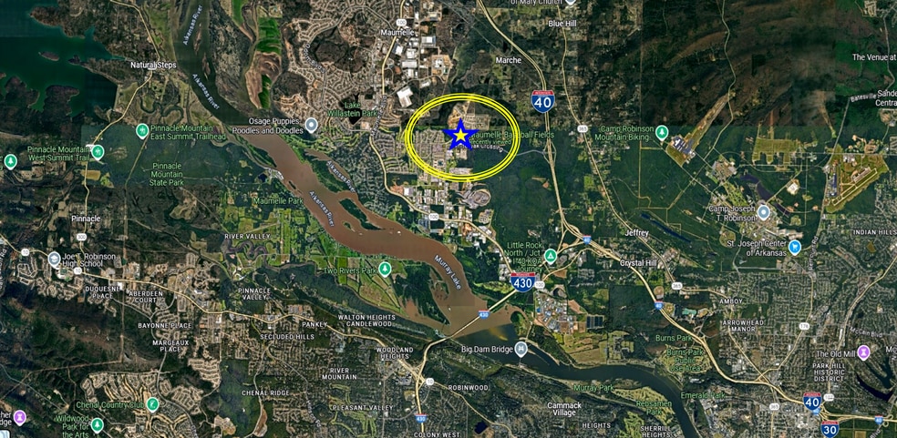 Diamond Park Ln, Maumelle, AR à vendre - Aérien – Image 2 sur 2