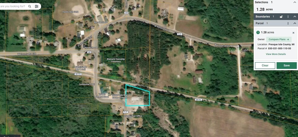 8097 F-21 Hwy, Hawks, MI à vendre - Photo principale – Image 1 sur 9