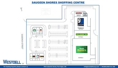 1110 Goderich St, Port Elgin, ON à louer Plan de site– Image 1 sur 1