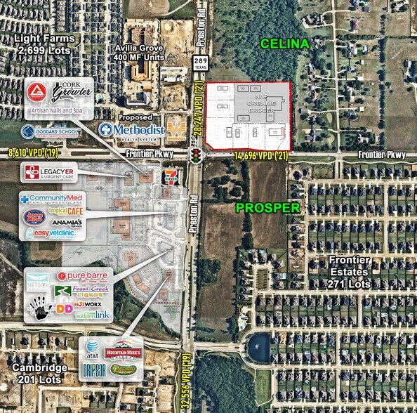 NEQ of Preston Rd, Prosper, TX à vendre - Photo de l’immeuble – Image 1 sur 3