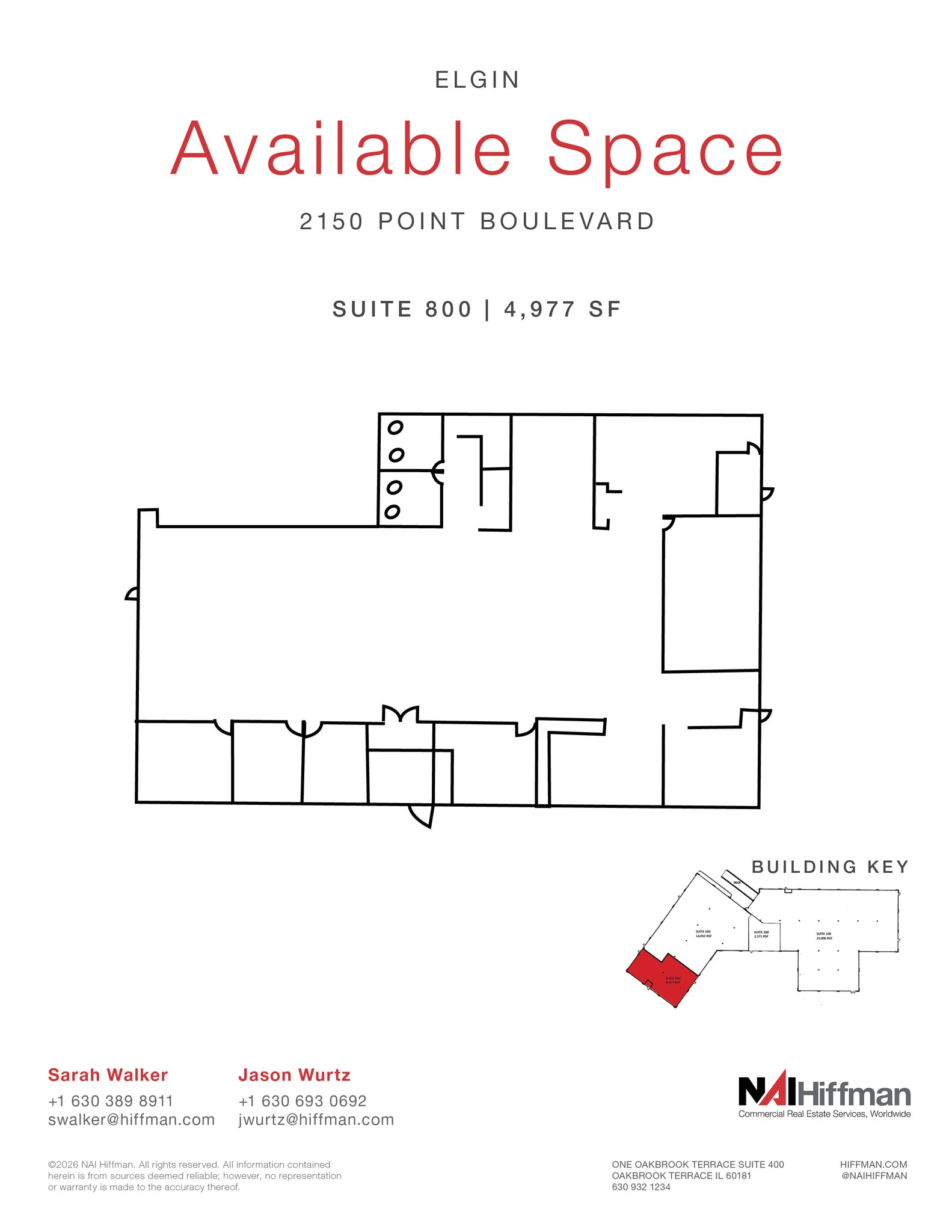 2150 Point Blvd, Elgin, IL à louer Plan d’étage– Image 1 sur 4