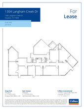 1304 Langham Creek Dr, Houston, TX à louer Plan d’étage– Image 1 sur 1