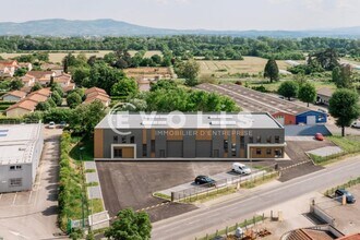 Trévoux - Vue aérienne vue de carte